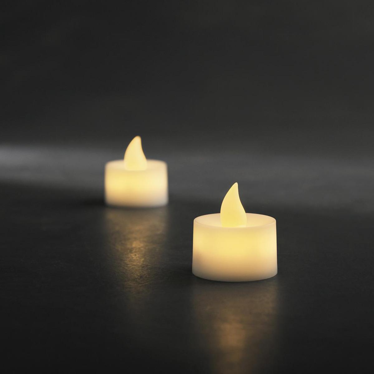 Värmeljus LED 2-pack, batteridriven - VÄRMELJUS 2-SET BATTERI