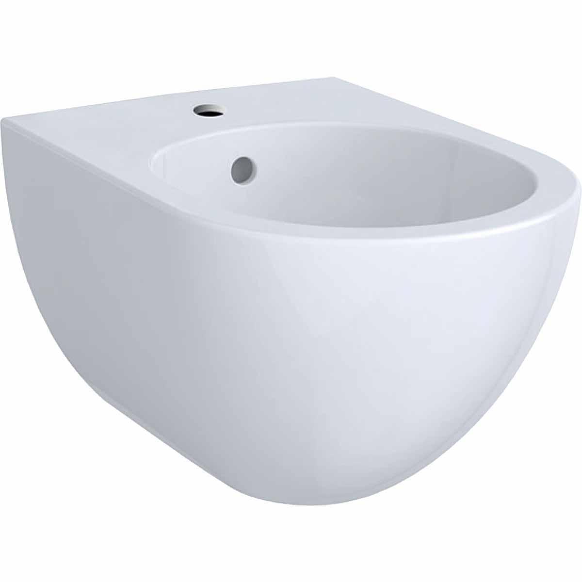 Bidé Acanto, Geberit - GEBERIT ACANTO VÄGGHÄNGD BIDÉ SLUTEN FORM. VIT.KERATECT