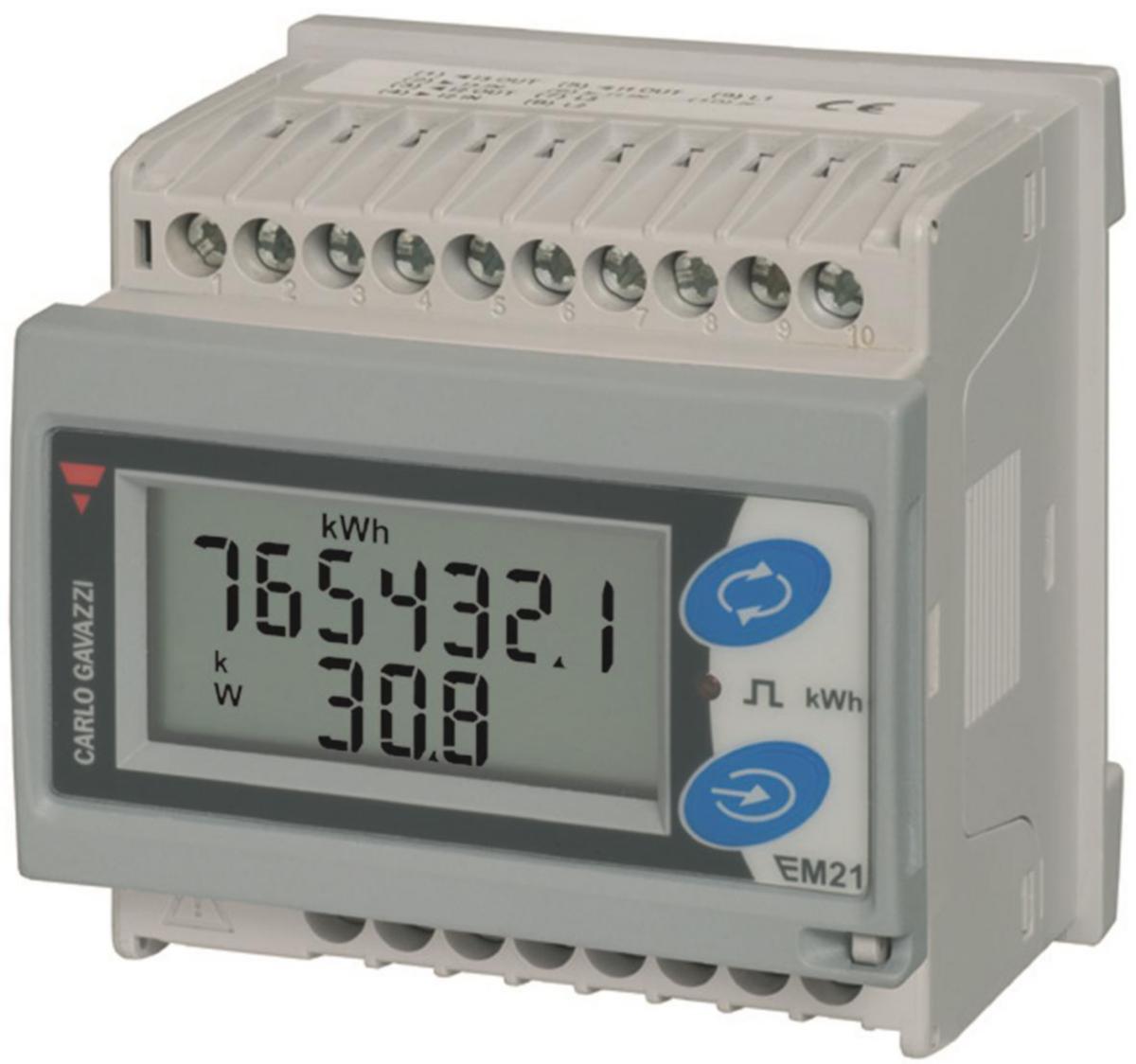 Elmätare EM21072D för trafomätning - ENERGIMÄTARE 5A/400V/DO/RS485 EM21072DAV53XOSX
