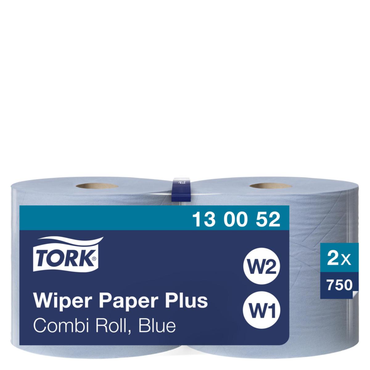Avtorkningspapper Tork Plus W1/W2 - TORKRULLE AVTORKNINGSPAPPER PLUS QUICK DRY 255M/RL 130052