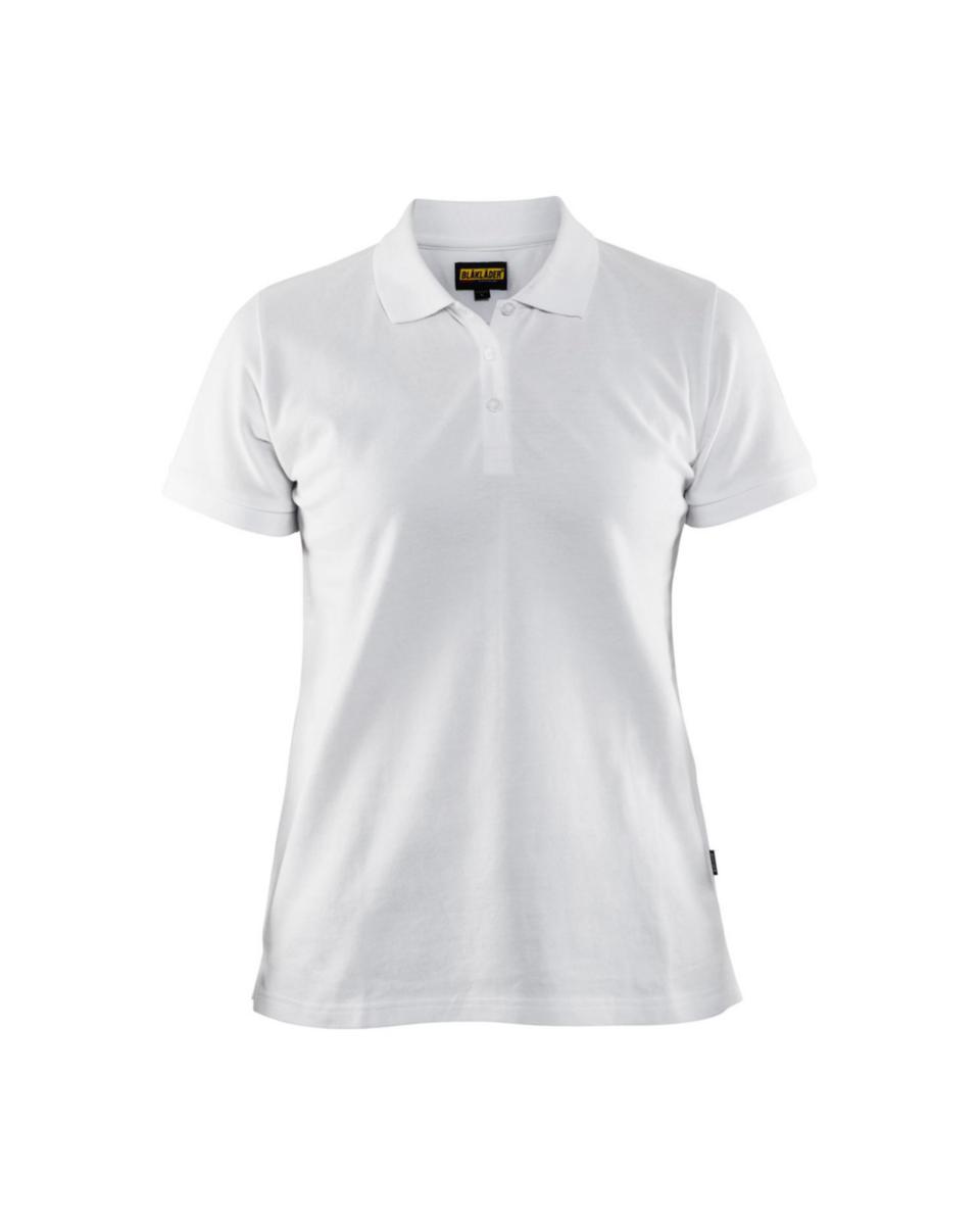 Pikétröja Blåkläder 3307-1035 - PIKÉTRÖJA BLK 3307-1035 VIT DAM STL 3XL