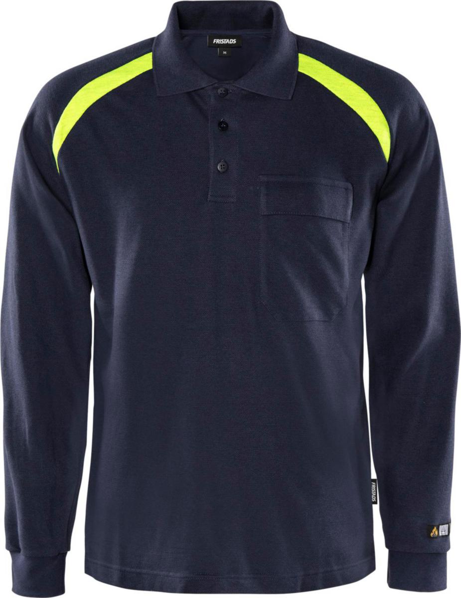 Pikétröja Fristads 784 PFLA - PIKÉTRÖJA FK 784 PFLA MARIN FLAM LÅNG ÄRM STL S
