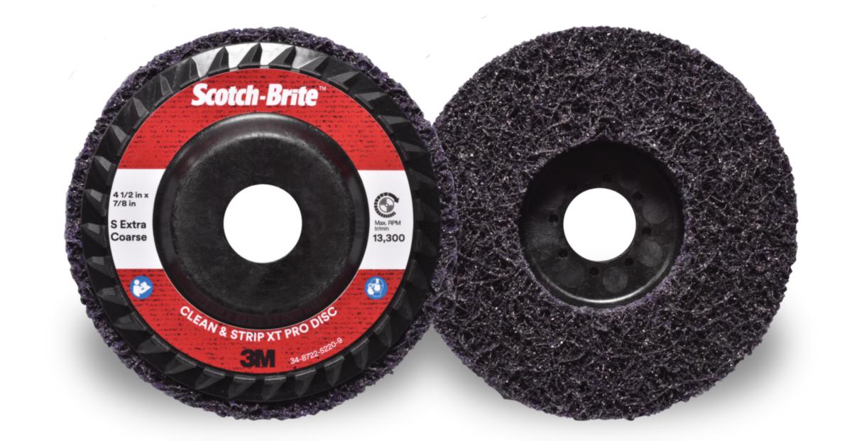 Grovrengöringsrondell 3M Scotch-Brite XT Pro RD - GROVRENGÖRARE SCOTCH-BRITE LILA S-XCRS 125X22MM
