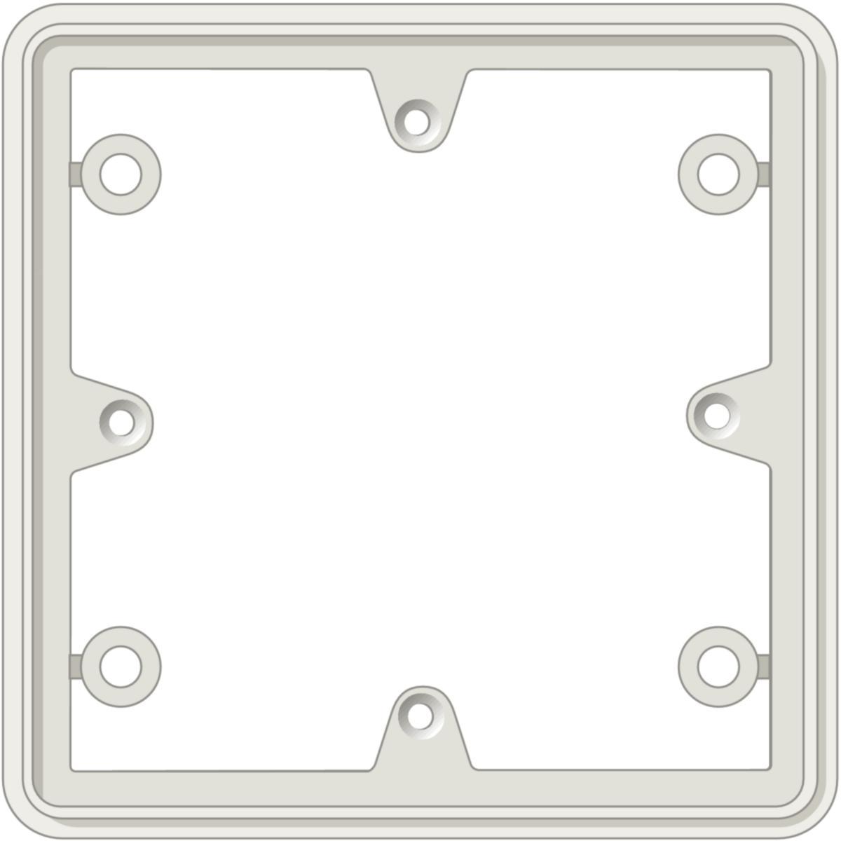 Väggram för RWC, Tjeders - VÄGGRAM 1-FACK 84X84 16MM
