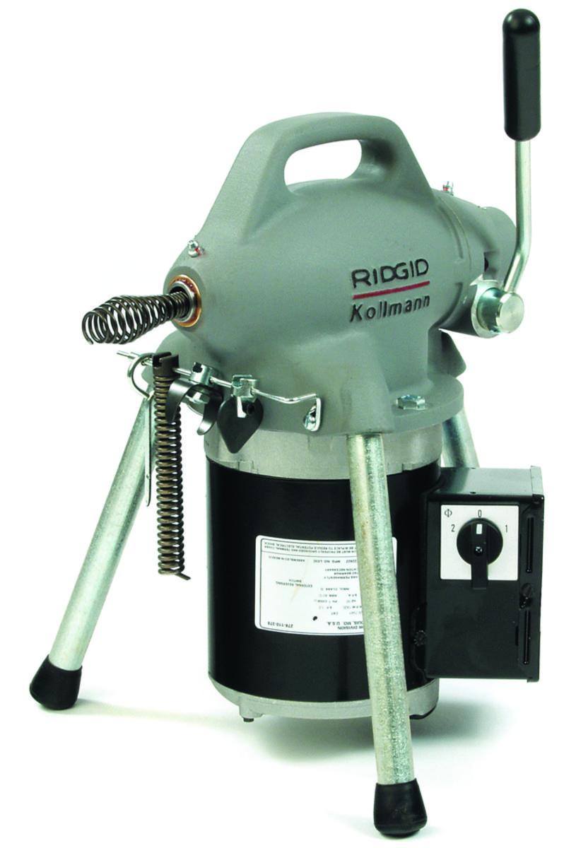 Rensmaskin Ridgid K-50 - RENSMASKIN RIDGID K-50-7 10.7MX10MM+6X2.3MX16MM 230V
