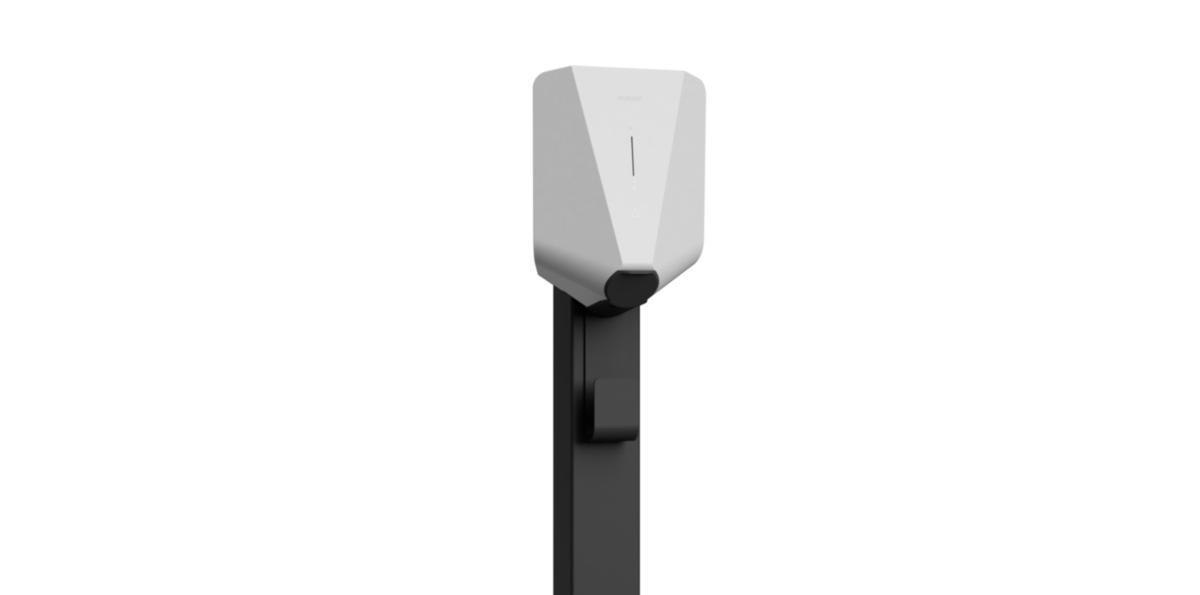 Stolpe för för EASEE laddboxar - BAS FÖR EN LADDBOX BASEPR 80X80 1-WAY SINGEL