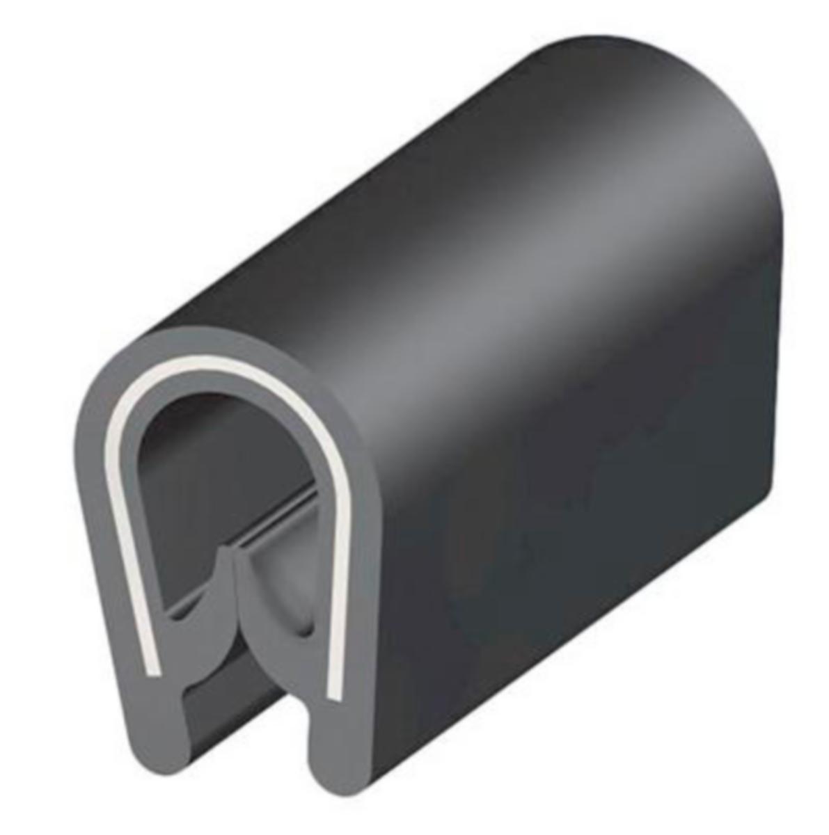 Kantskydd - KANTSKYDD 9X6 1-2 PVC SVART 416005