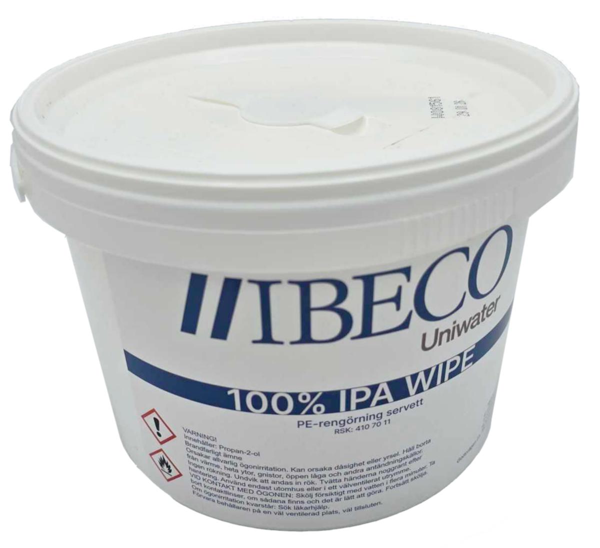 Rengöringsservetter, Ibeco - RENGÖRINGSSERVETTER, IBECO FÖR PE, 150ST/HINK, 25x31 CM