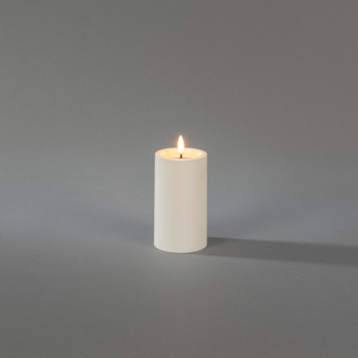 Blockljus LED - BLOCKLJUS LED VIT 12CM 