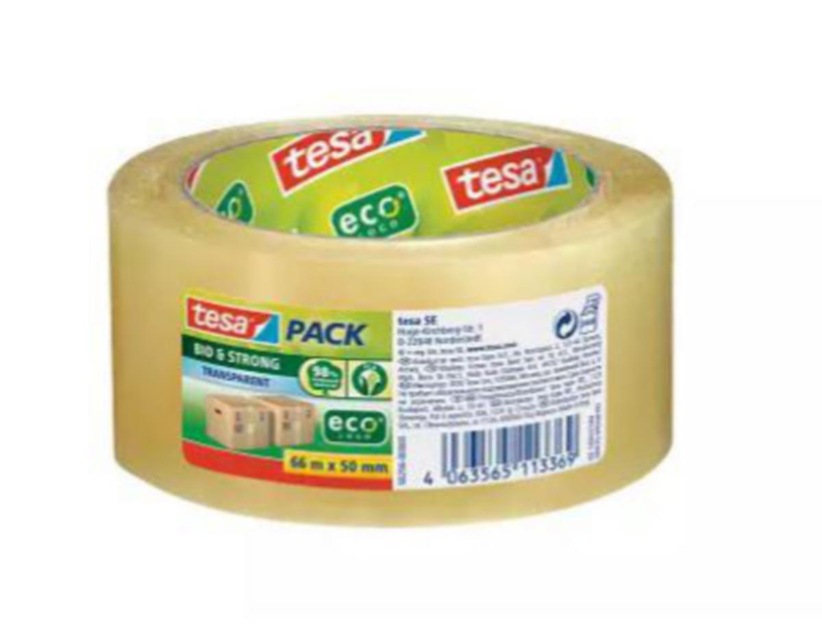 Packtejp, Bio & Strong, Tesa - PACKTEJP STRONG BIOBASERAD MILJÖVÄNLIG 66M 50MM TESA
