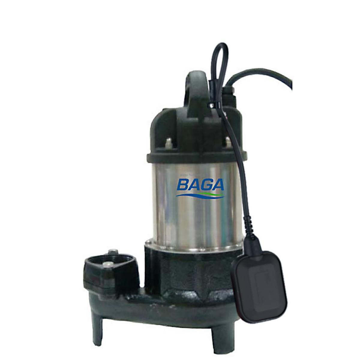 Gråvattenpump BAV, Baga - BAGA GRÅVATTENPUMP BAV 250 A MED NIVÅVIPPA