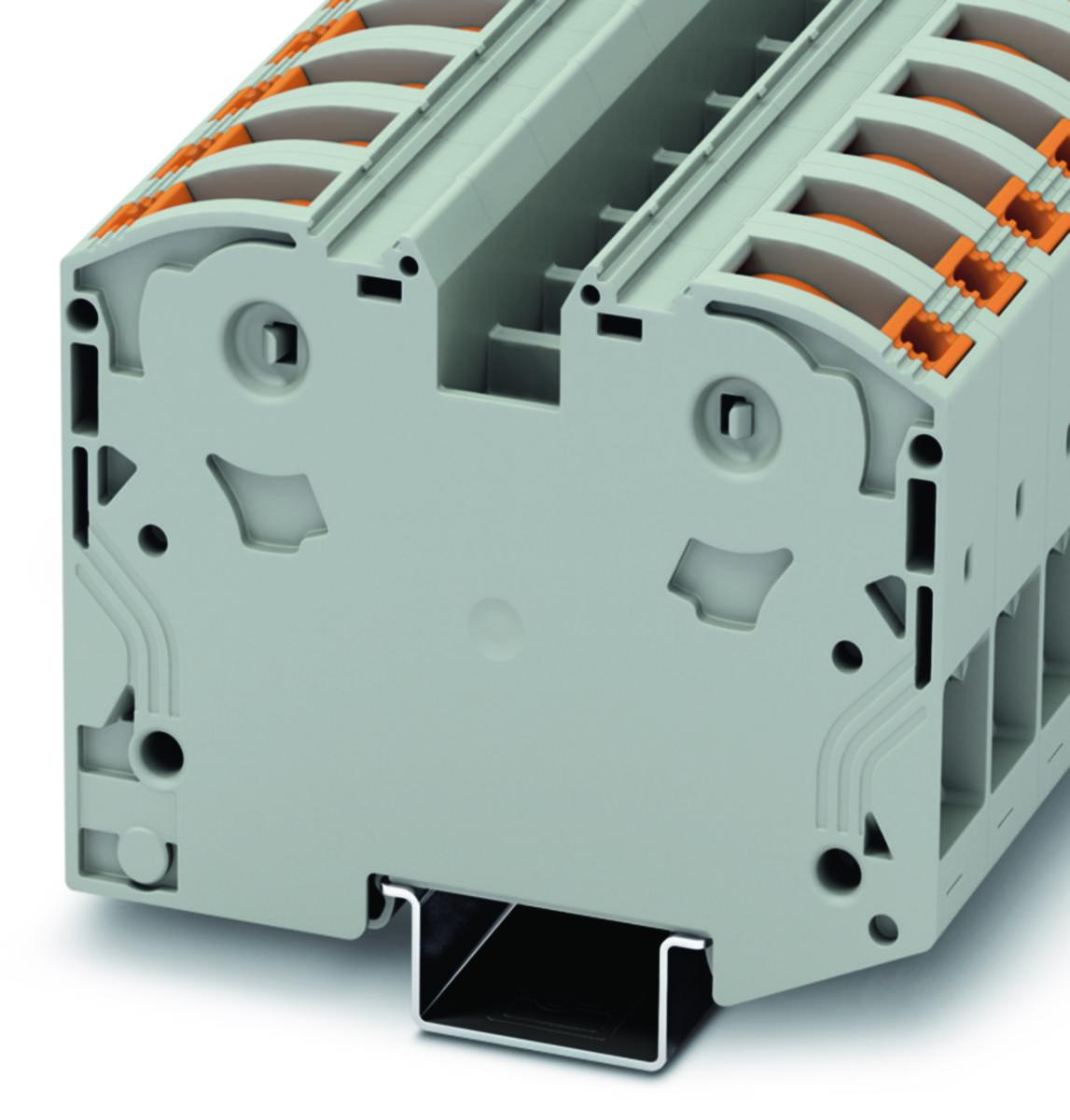 Genomgångsplint PT-Power - POWERTURN PLINT 35MM2.GRÅ PTPOWER 35