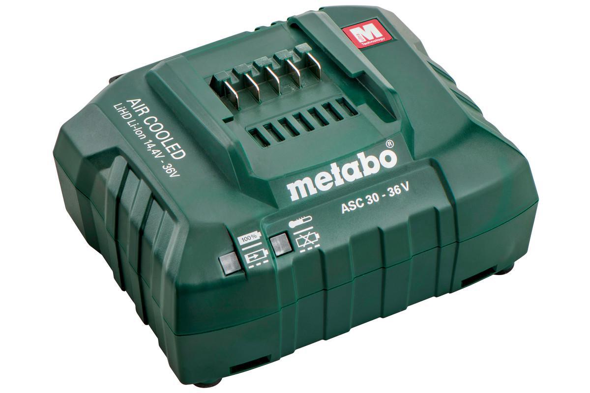 Batteriladdare Metabo ASC 55, 12-36 V, "AIR COOLED", EU - BATTERILADDARE METABO ASC55 FÖR 12-36V-SLIDEBATTERIER