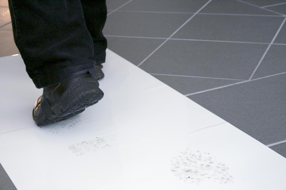 Klibbmatta Kåbe - KLIBBMATTA KÅBE 4X30=120ARK 450X1150X2MM VIT