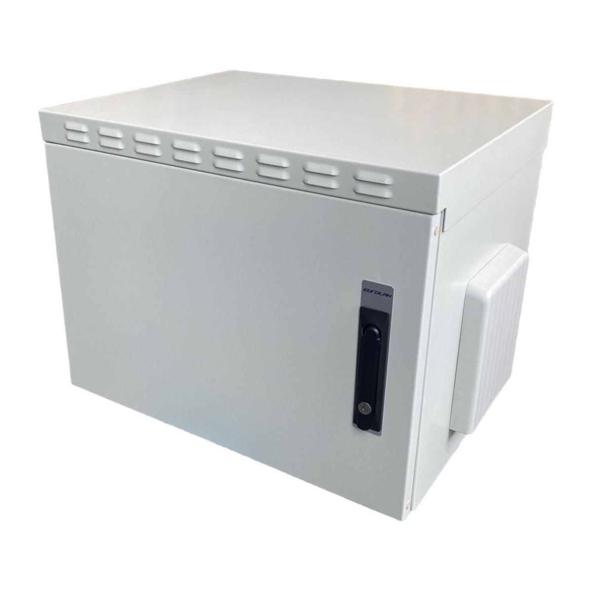 Väggskåp IN/UT IP55 - VÄGGSKÅP 9HE 600X450 IN/UT 60W-SBO-09U6045-GY