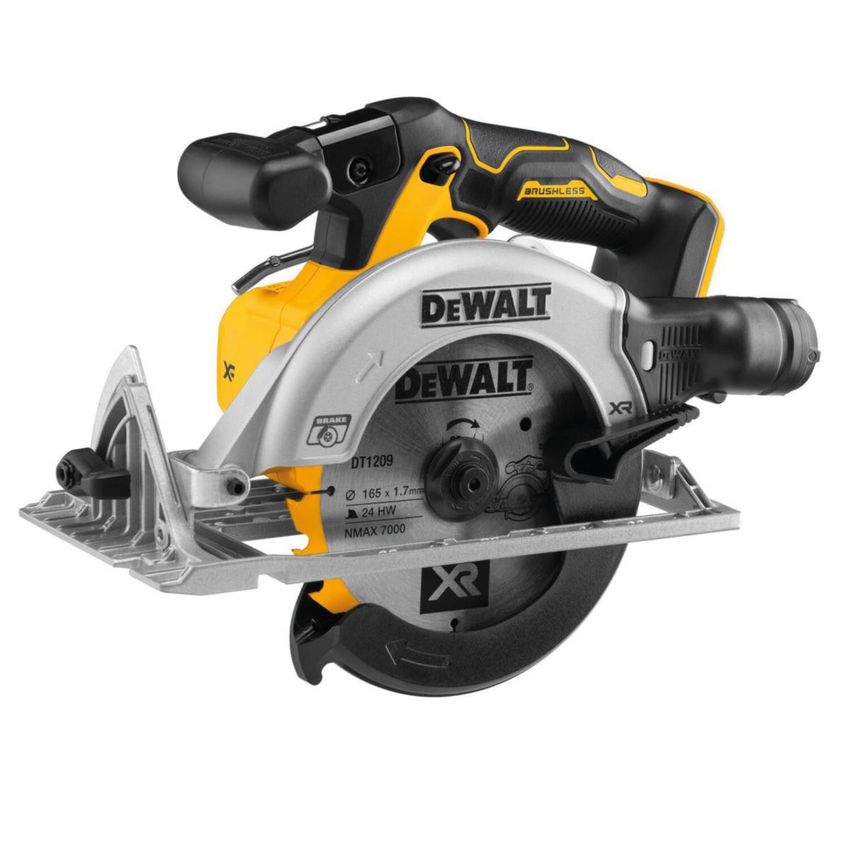 Cirkelsåg DEWALT DCS565NT SOLO - CIRKELSÅG DEWALT DCS565NT 18V 165MM. TSTAK SOLO