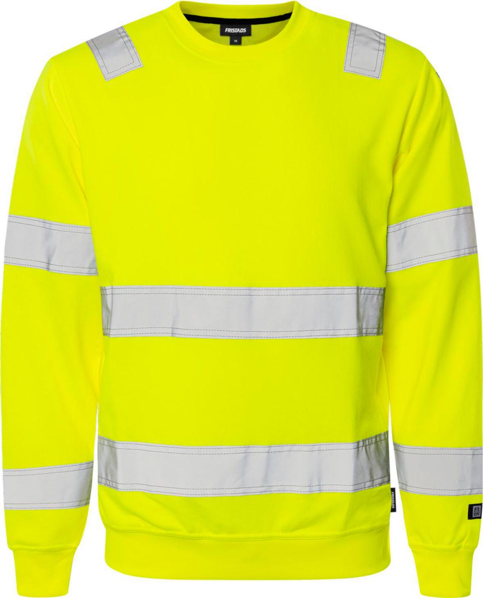 Tröja Fristads 7446 SHV - TRÖJA FK 7446 SHV RUNDHALS RUND HALS VARSEL KL 3 STL S