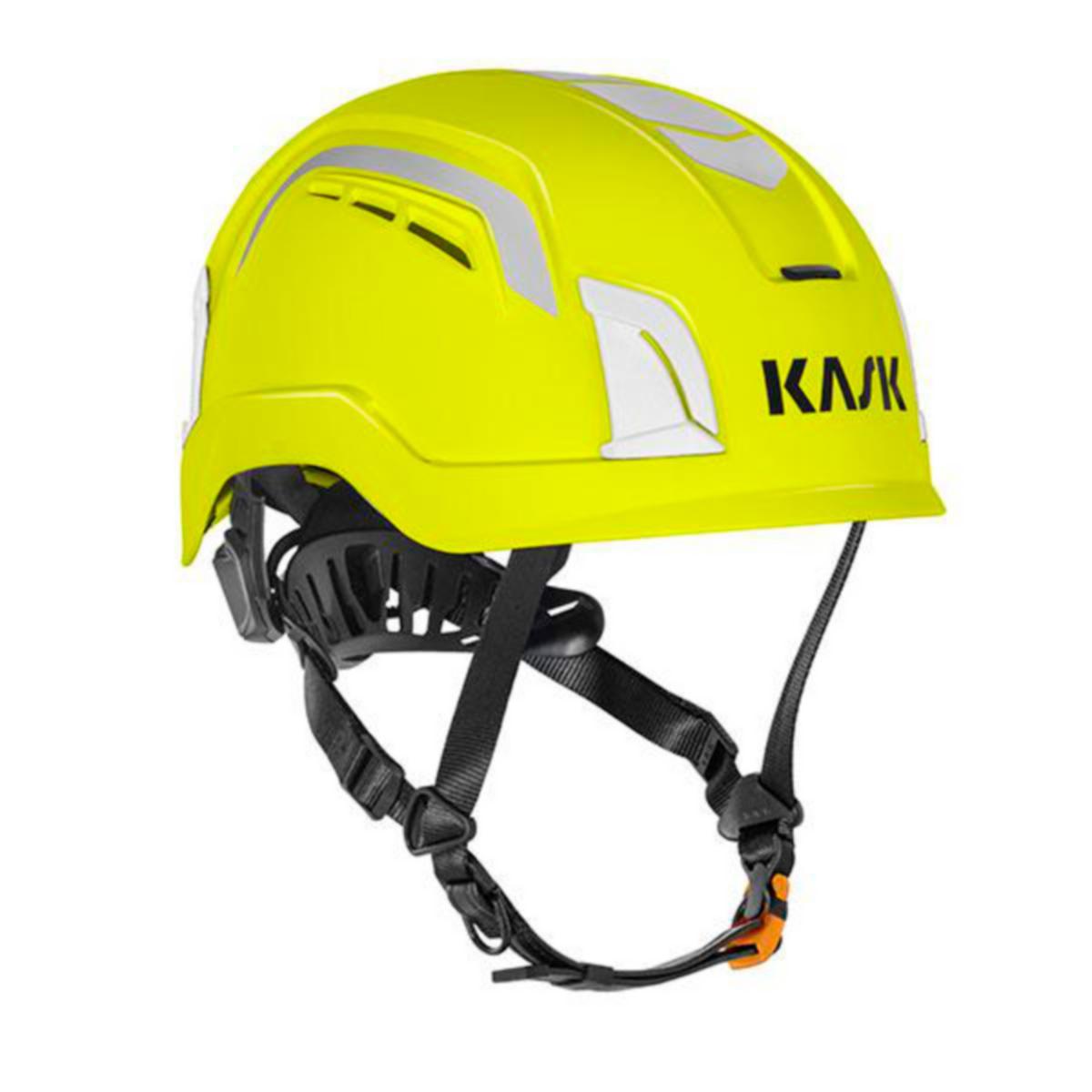 Skyddshjälm KASK Zenith X Air - SKYDDSHJÄLM KASK ZENITH X AIR LÅNG HAKREM HI-VIZ GUL