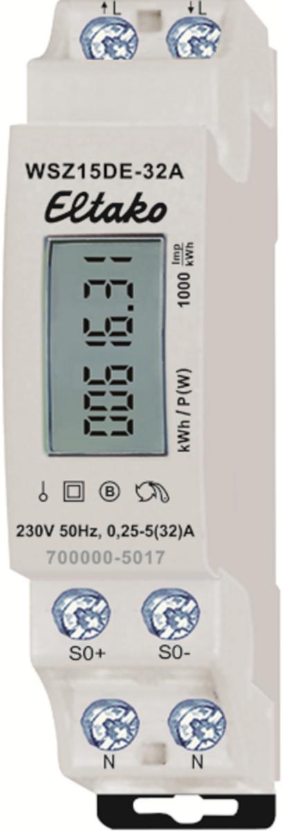 Energimätare 1-fas WSZ - ENERGIMÄTARE 1-FAS 32A EKO WSZ15DE-32A