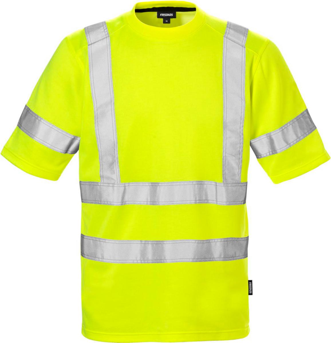 T-shirt Fristads 7024 THV - T-SHIRT FK 7024 THV GUL VARSEL KL 2 STL XS