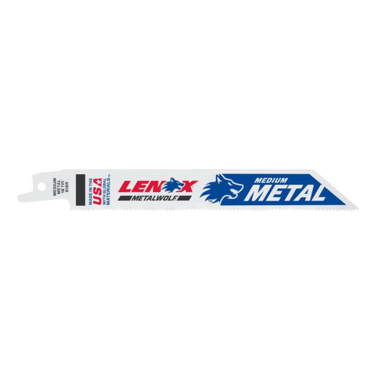 Tigersågblad Lenox B618R - TIGERSÅGBLAD LENOX B618R 150MM-18T BIM 25-PACK