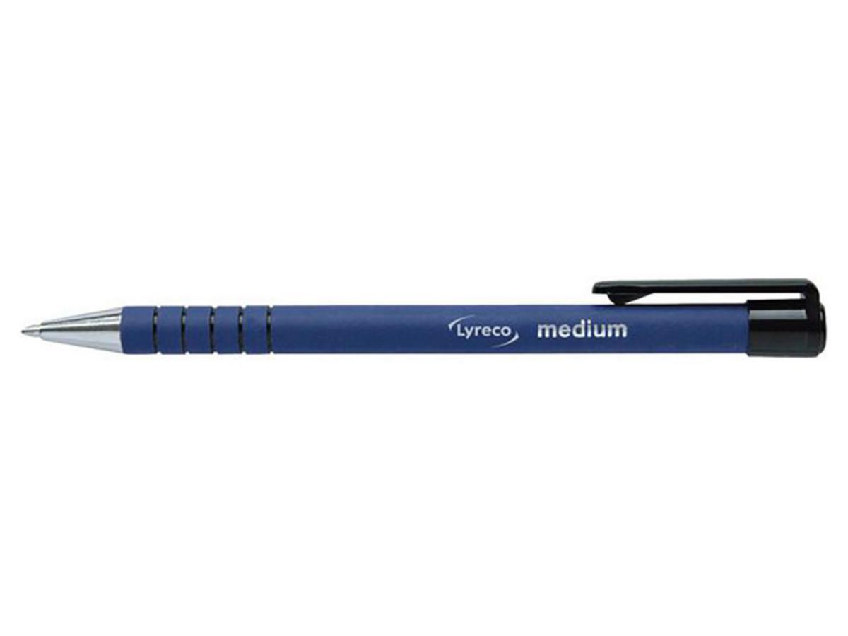 Kulpenna Lyreco Grip - KULPENNA LYRECO GRIP 1,0MM BLÅ