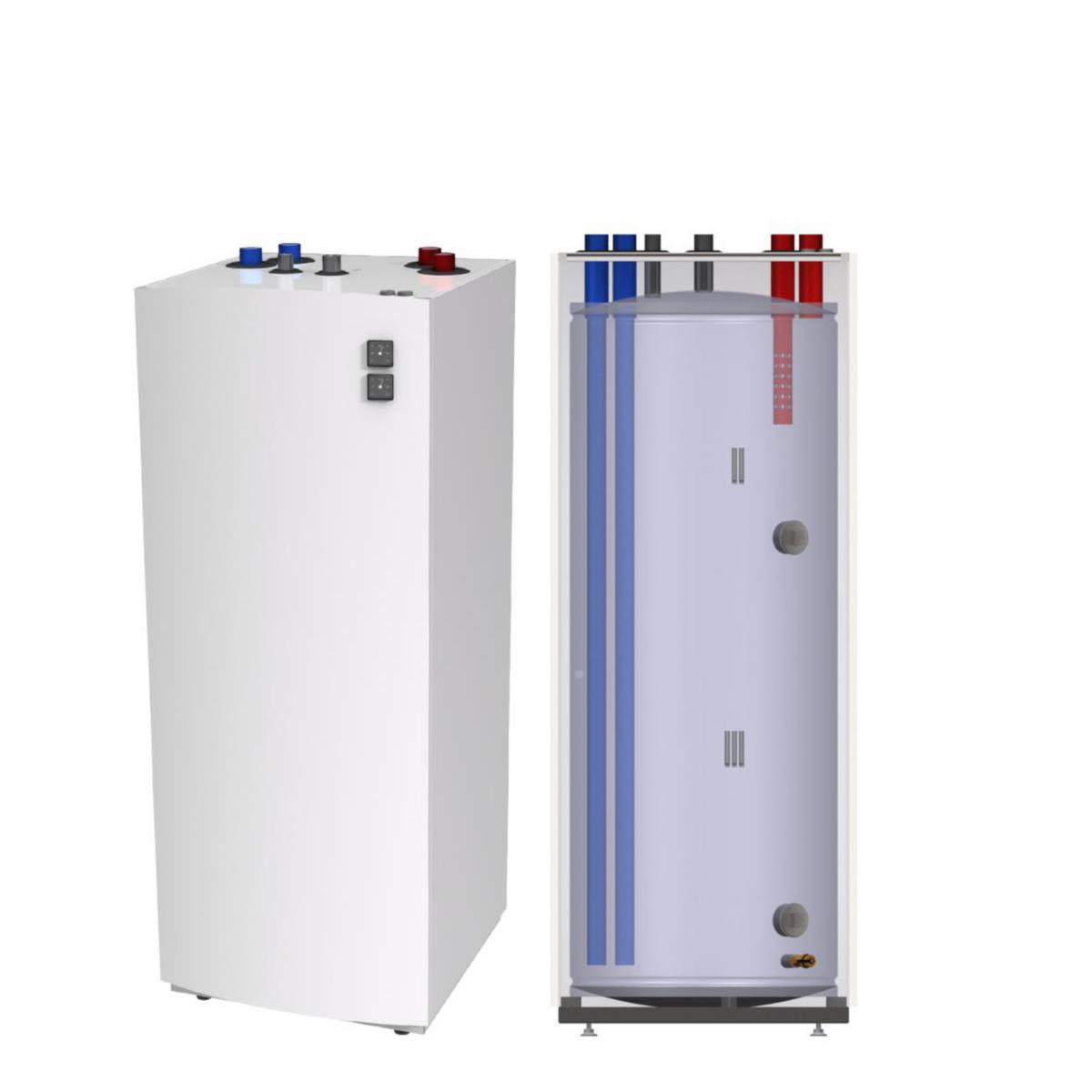 Ackumulatortank TIDA-300L/A BUFFERTTANK 300L TOPPANSL, Borö - TIDA-300L/A BUFFERTTANK 300L TOPPANSL