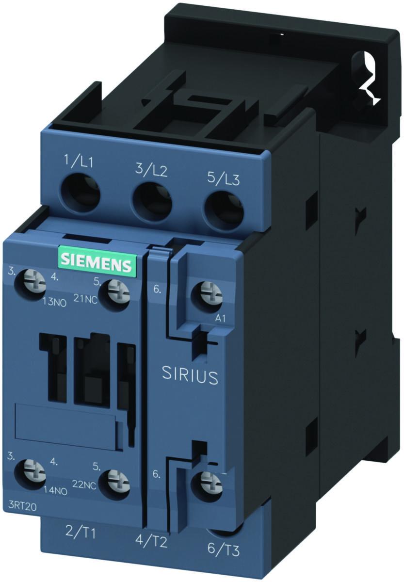 Kontaktor 3RT20 S0 3-18,5 kW AC-spole - KONTAKTOR 11KW 1S+1Ö 110VAC S0 3RT2026-1AF00