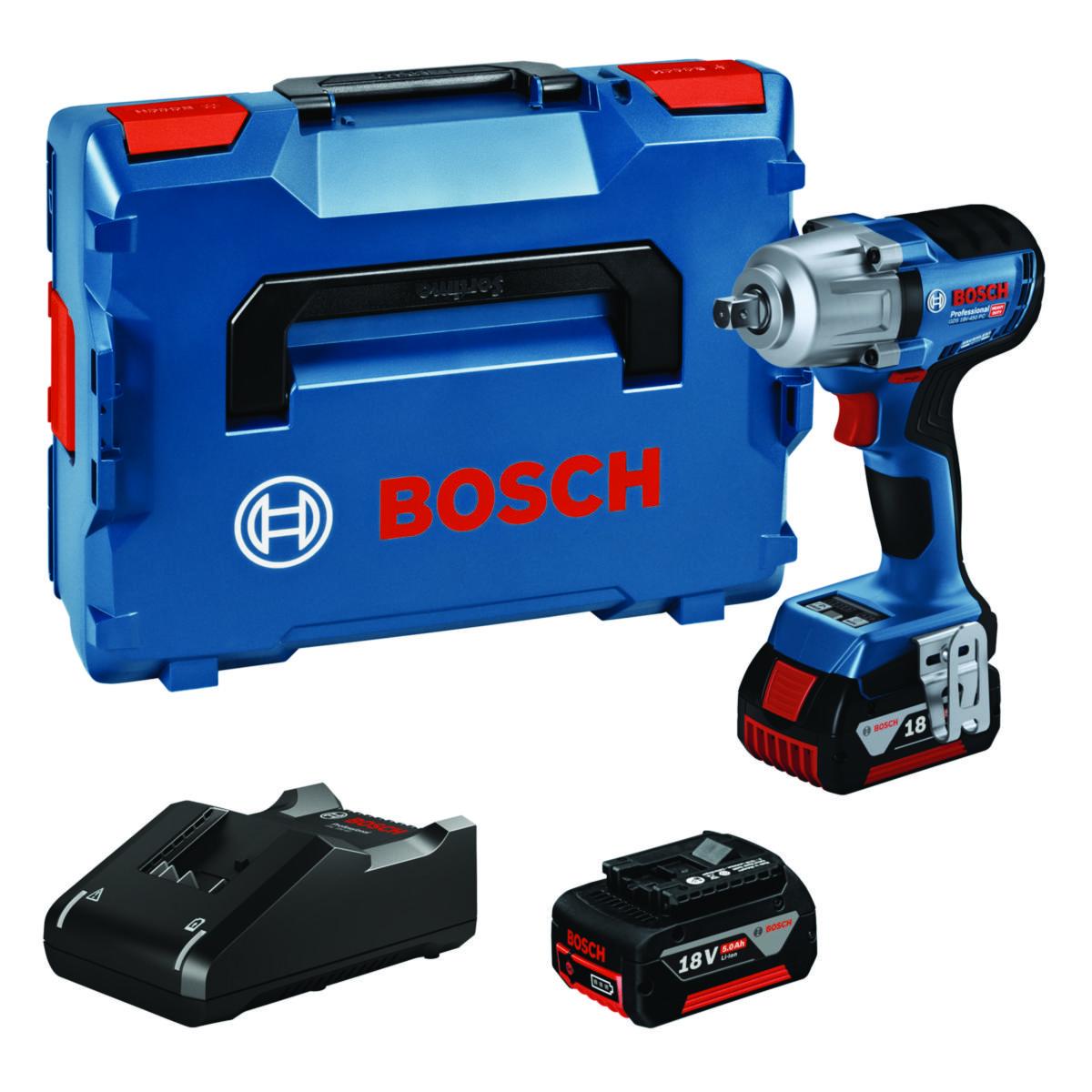 Mutterdragare Bosch GDS 18V-450 PC L-BOXX - MUTTERDR. BOSCH GDS 18V-450 PC 2X5,0AH L-BOXX