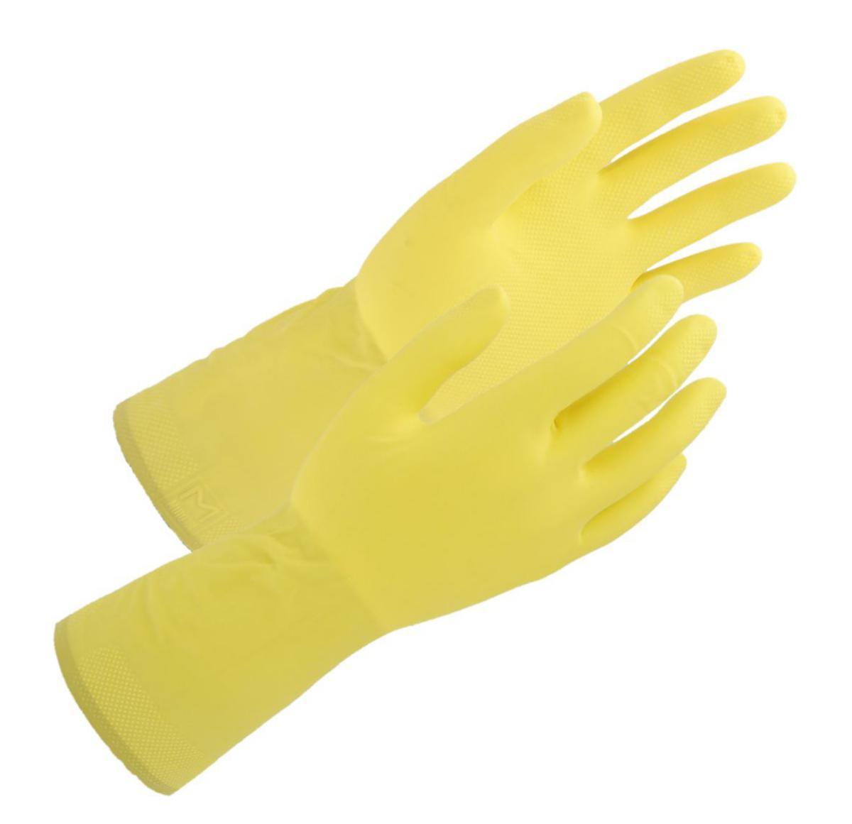 Kemskyddshandske Mapa 124 Vital - HANDSKE MAPA VITAL LATEX GUL 0,35MM L: 30 CM STL 10