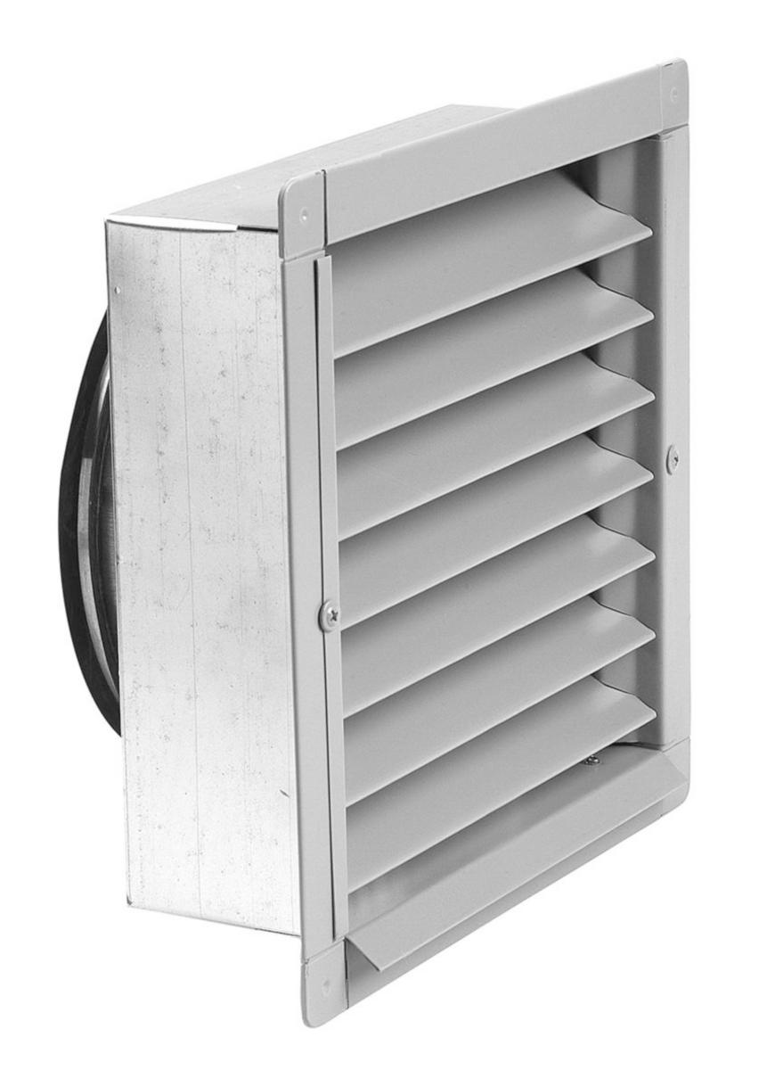 Ytterväggsgaller ABC-YG/GL, ABC Vent - GALLER&LÅDA CIR ST 250x250-160 YGGL 025016244 ZINKGRÅ