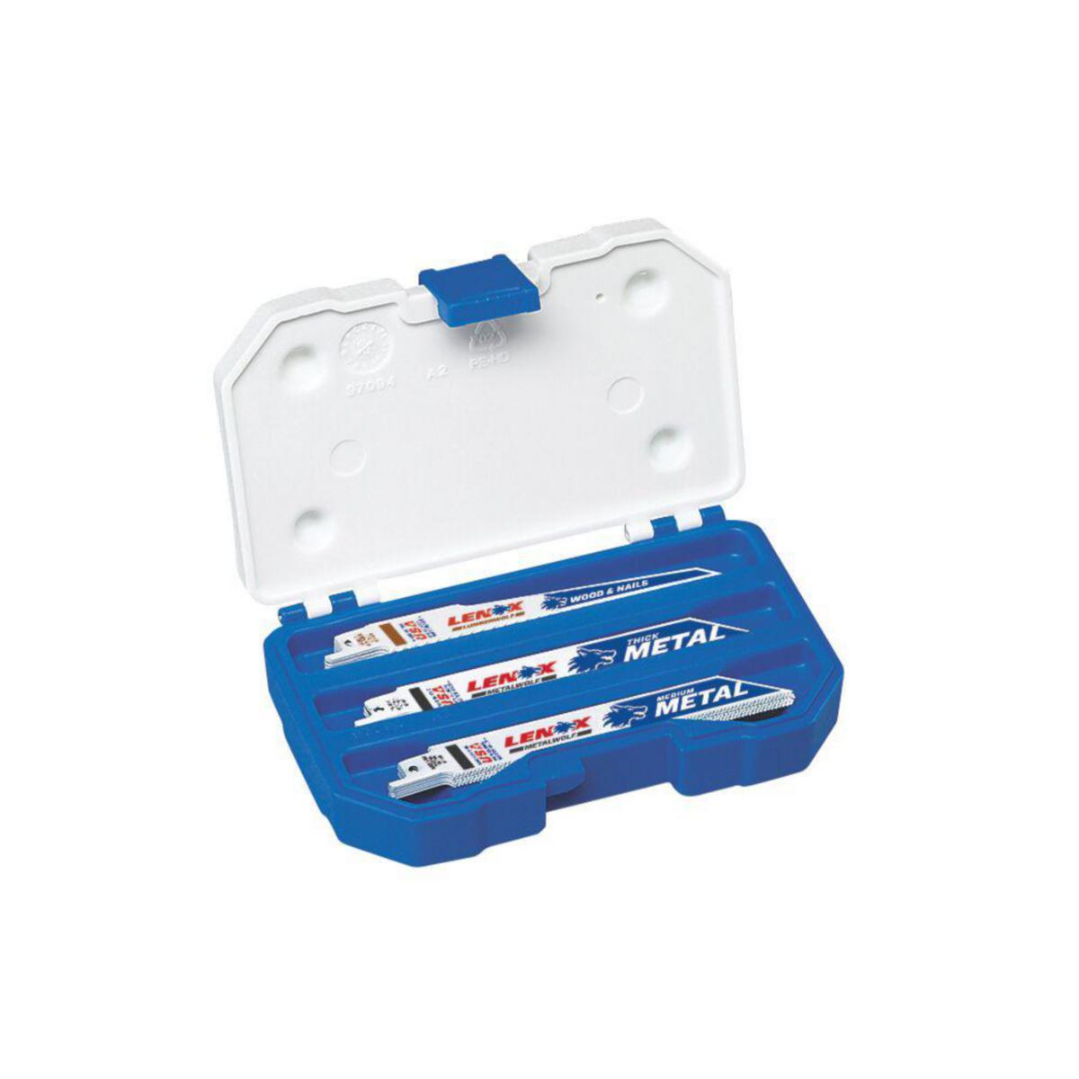 Tigersågbladsats Lenox 15RKG - TIGERSÅGBLADSSATS 15RKG 150MM 3 SORTER/15ST BLAD TOTALT