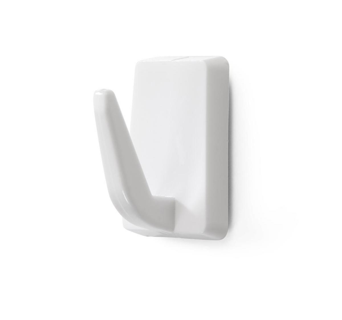 Klädkrok 63 - KLÄDKROK HABO 63 VIT SJÄLVHÄFTANDE SB4