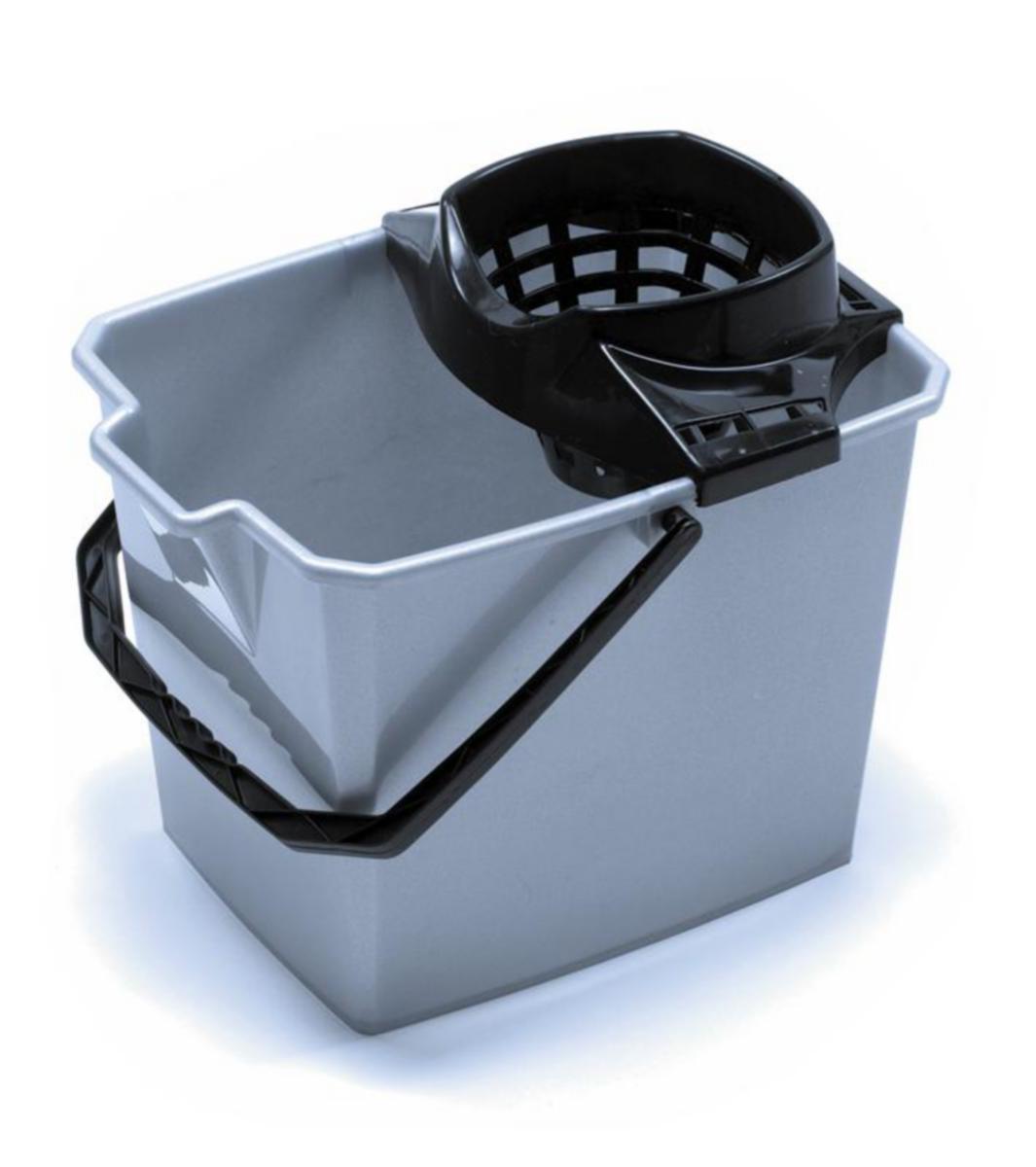 Minisvabbhink Nordex med press - MINISVABBHINK WIZZO NORDEX 14L GRÅ REKTANGULÄR PLAST