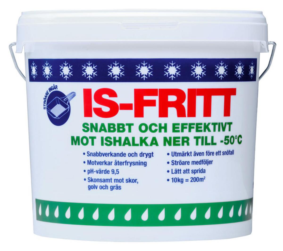 Issmältningsmedel Is-fritt - ISSMÄLTNINGSMEDEL ISFRITT 10 KG/HINK KALCIUMKLORID