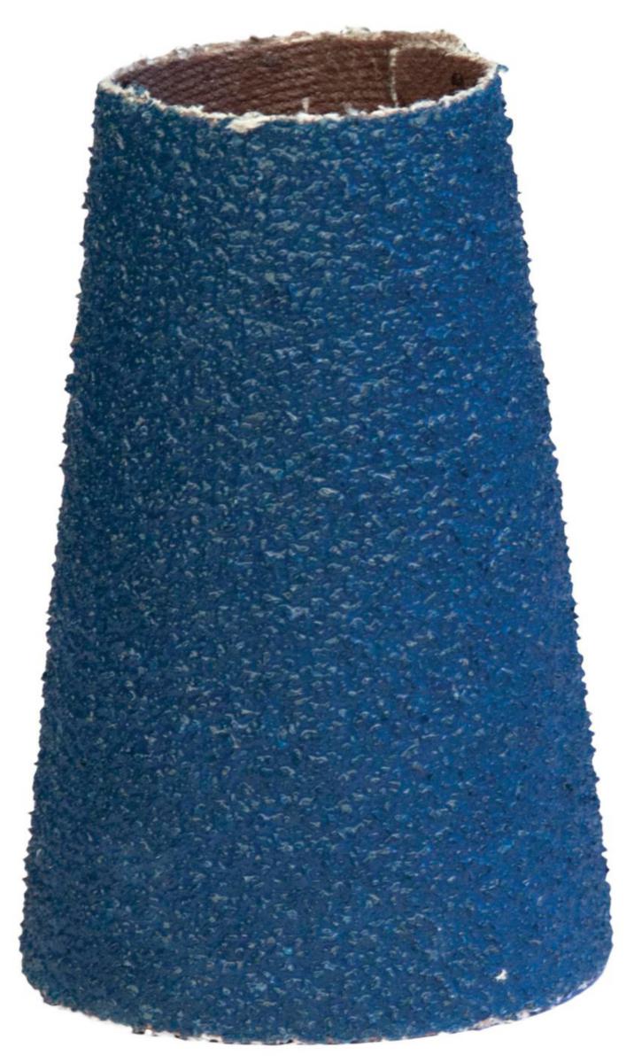 Slipdukshylsa Tyrolit Zirkon blå konisk - SLIPDUKSHYLSA TYROLIT 36X22X60 120 ZIRKON KONISK