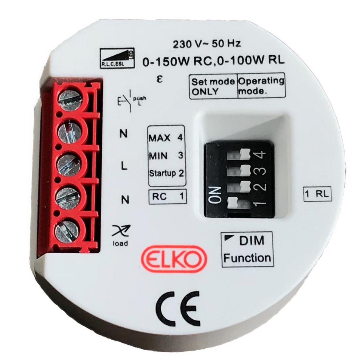 Dimmerpuck 3-tråd - DIMMERPUCK 3-TRÅD 150W LED EKO06966