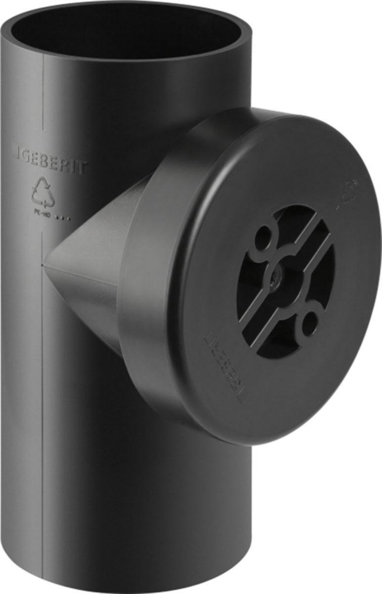 Rensrör 90°, Geberit PEH - PEH RENSRÖR 90° 110MM GEBERIT