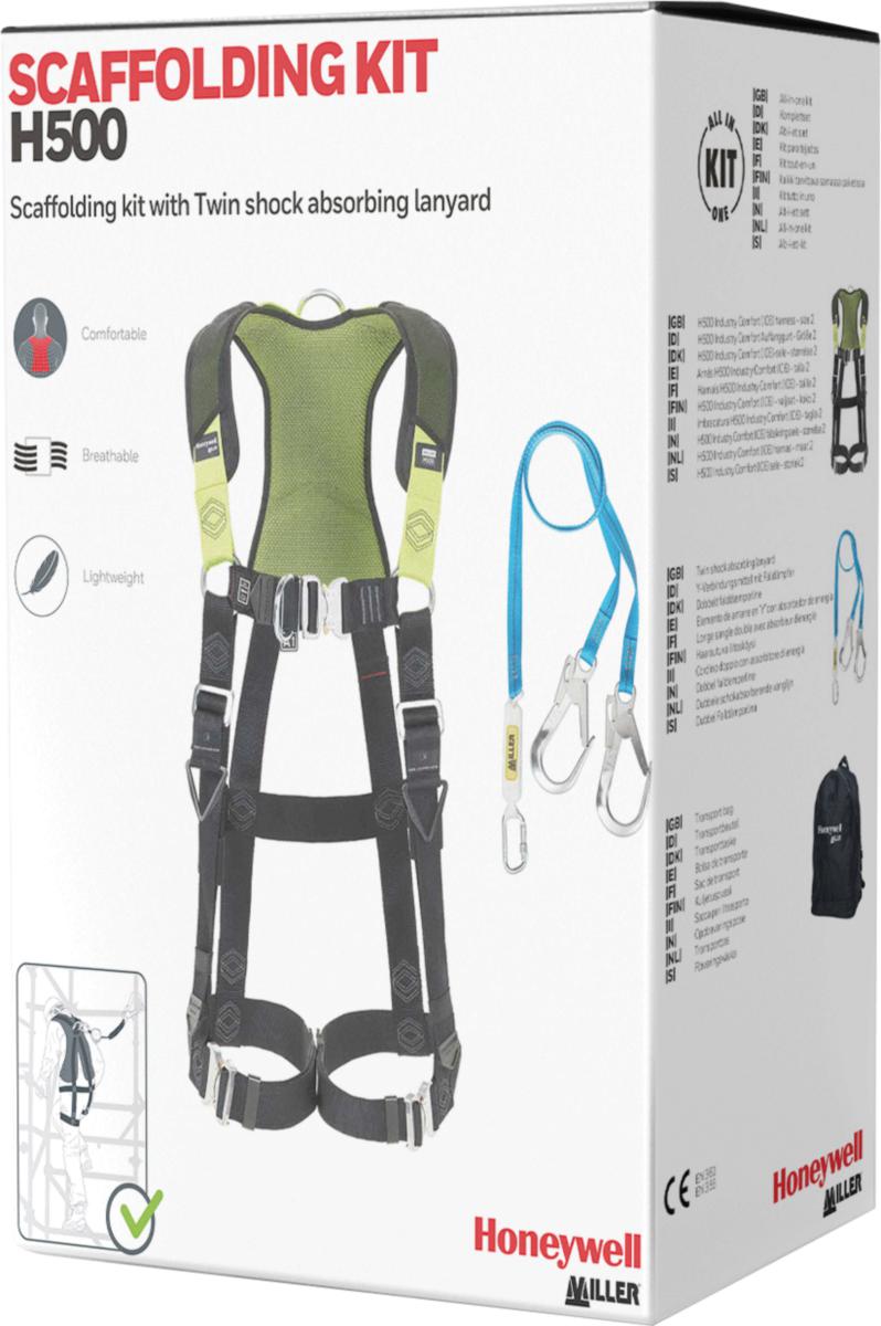 Fallskyddspaket Ställning Miller 1036595 - STÄLLNINGSKIT MILLER LIFT KIT MED H500 FALLSKYDDSELE