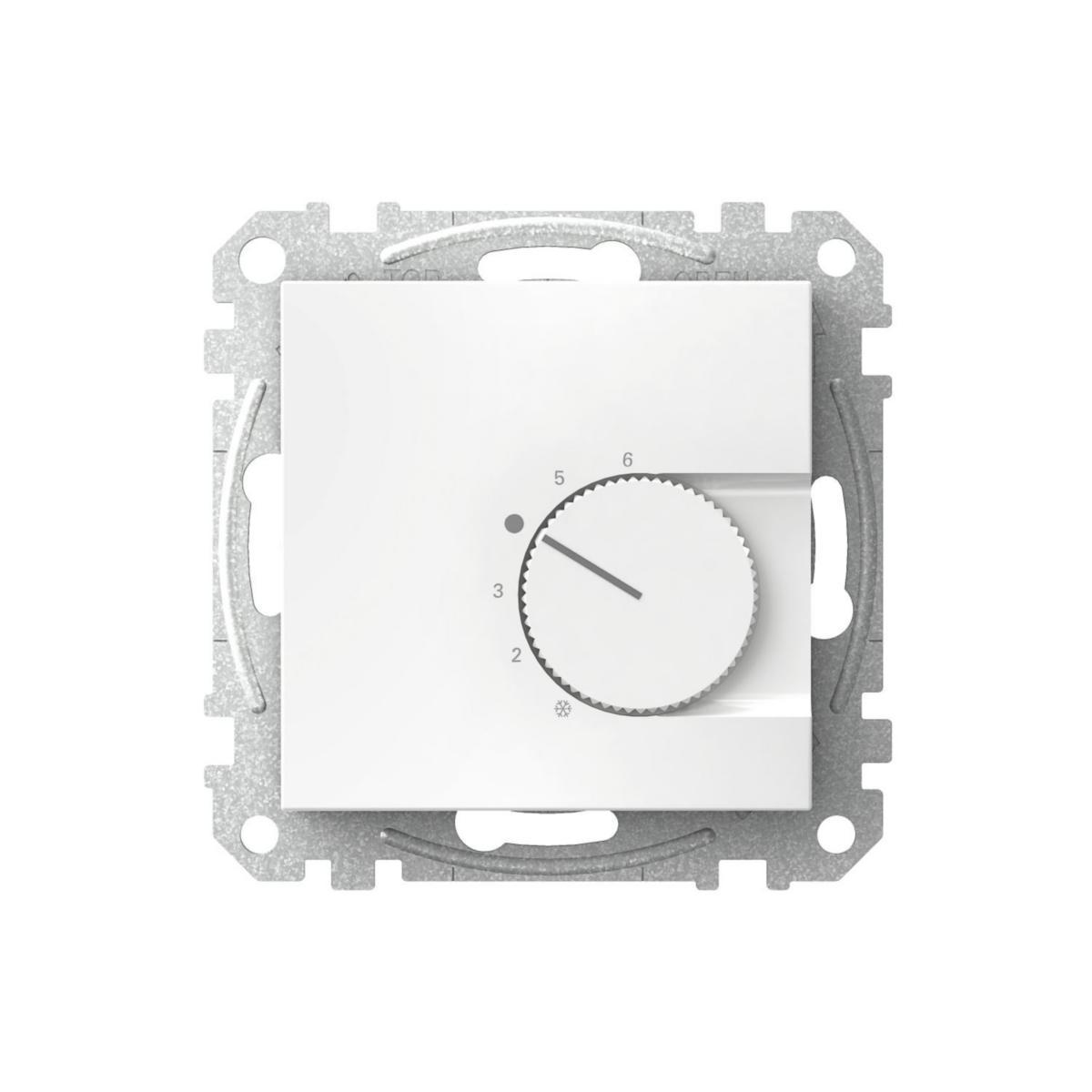 Termostat 24V med växlande kontakt, EXXACT - TERMOSTAT VÄXLANDE KONTAKT VIT EXXACT