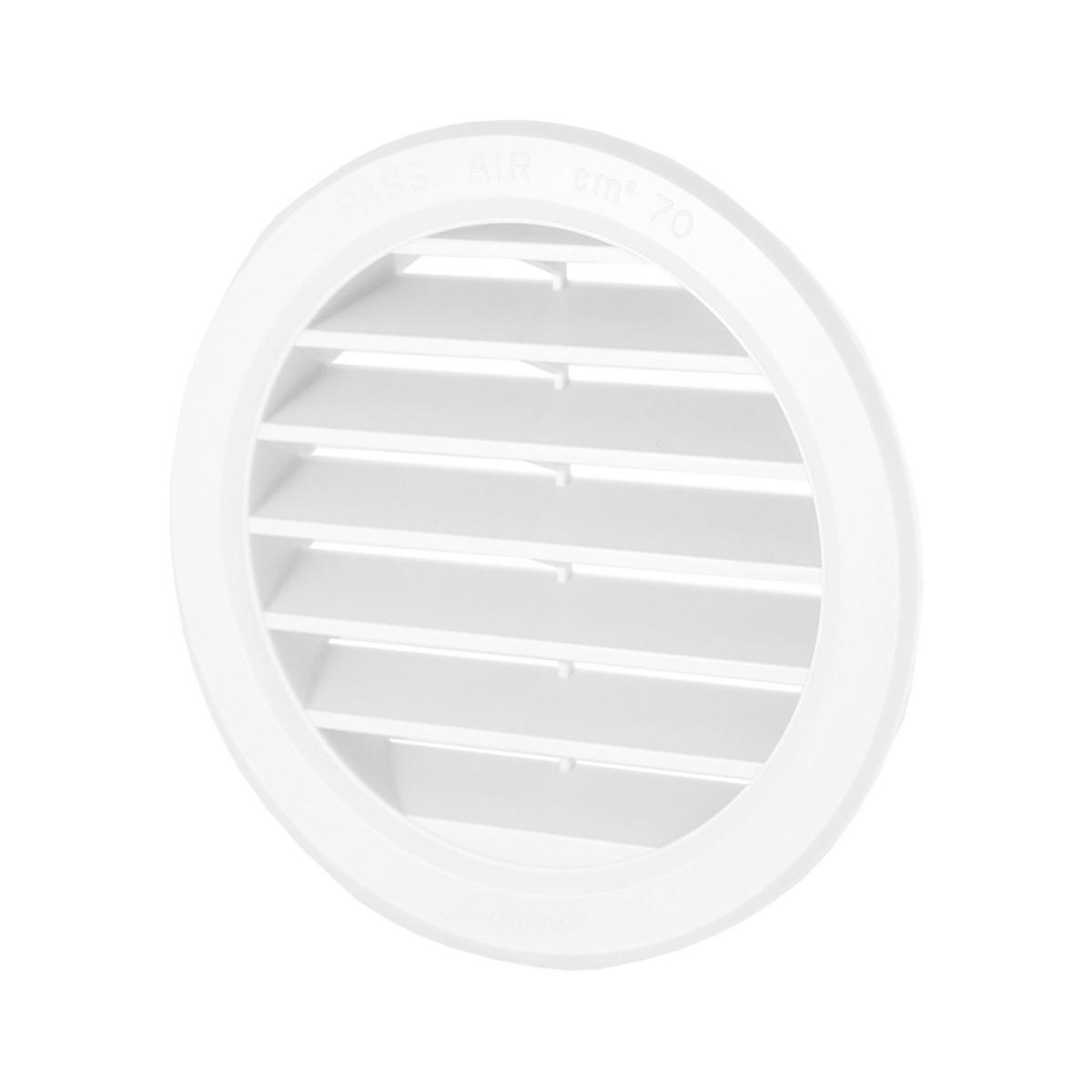 Överluftsdon/ventilgaller, PAX - ÖVERLUFTSDON VENTILGALLER 100 100MM 8909-6 RUND PAX