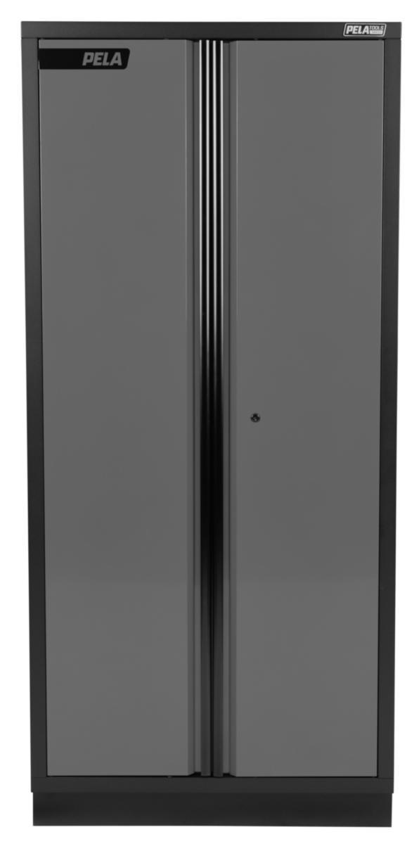Verktygsskåp PELA 915x458x2000 mm - VERKTYGSSKÅP PELA GRÅ/SVART 915X458X2000