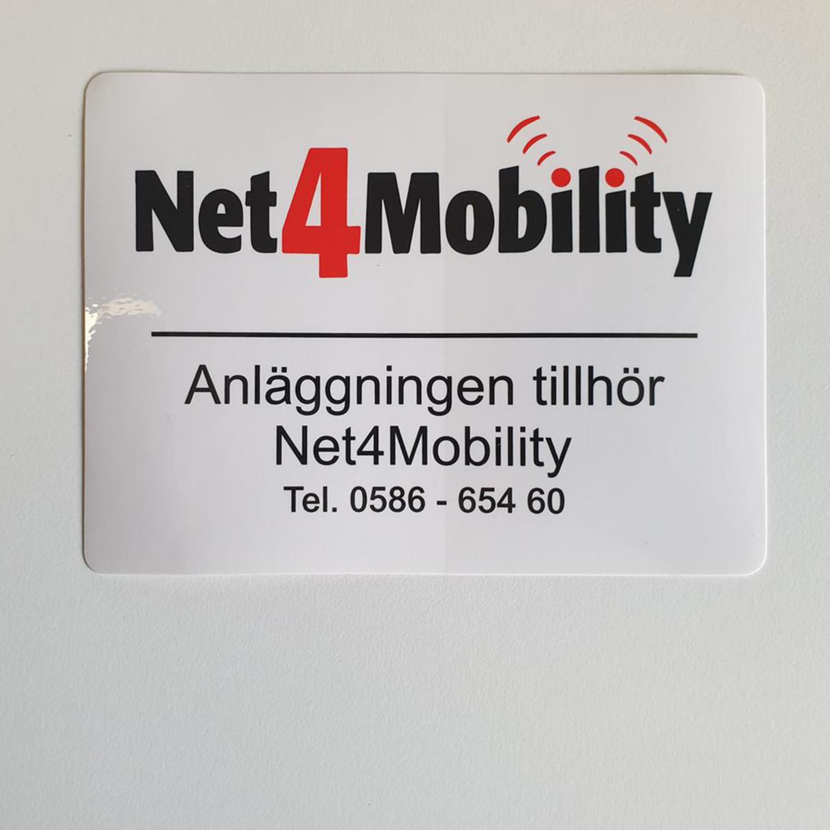 Ägarmärkning Dörrar TN, N4M Net4Mobility, Fleximark - N4M ÄGARMÄRKNING DÖRRAR TN