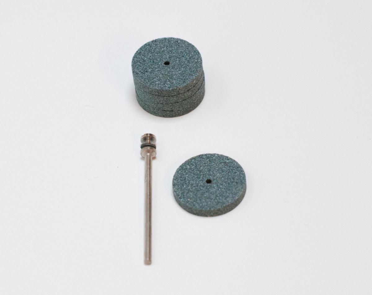 Slipskiva Proxxon Kiselkarbid - SLIPSKIVA PROXXON 22X3,0MM KISELKARBID M HÅLLARE 10ST/FRP