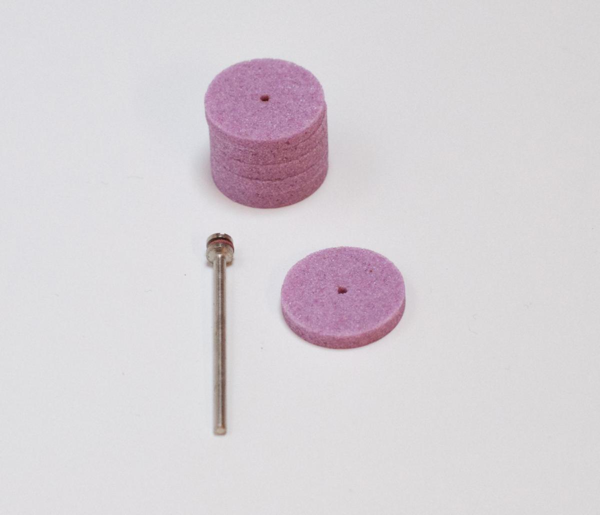 Slipskiva Proxxon Ädelkorund - SLIPSKIVA PROXXON 22X3,0MM ÄDELKORUND M HÅLLARE 10ST/FRP