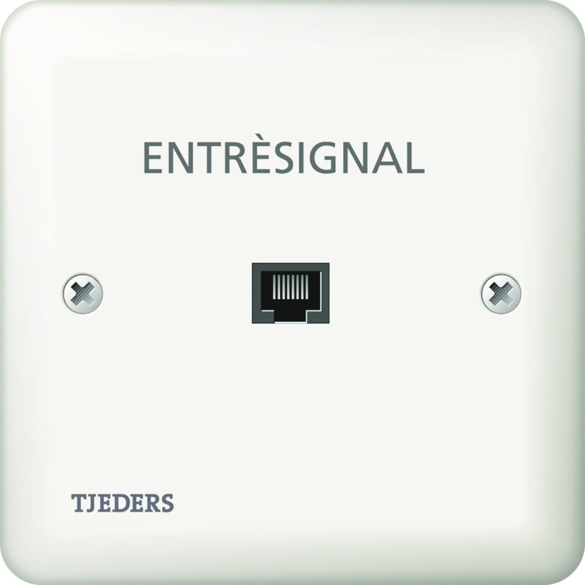 Jackuttag RJ45 Entrésignal - JACKUTTAG RJ45 ENTRÉSIGNAL TEXT ENTRÉSIGNAL