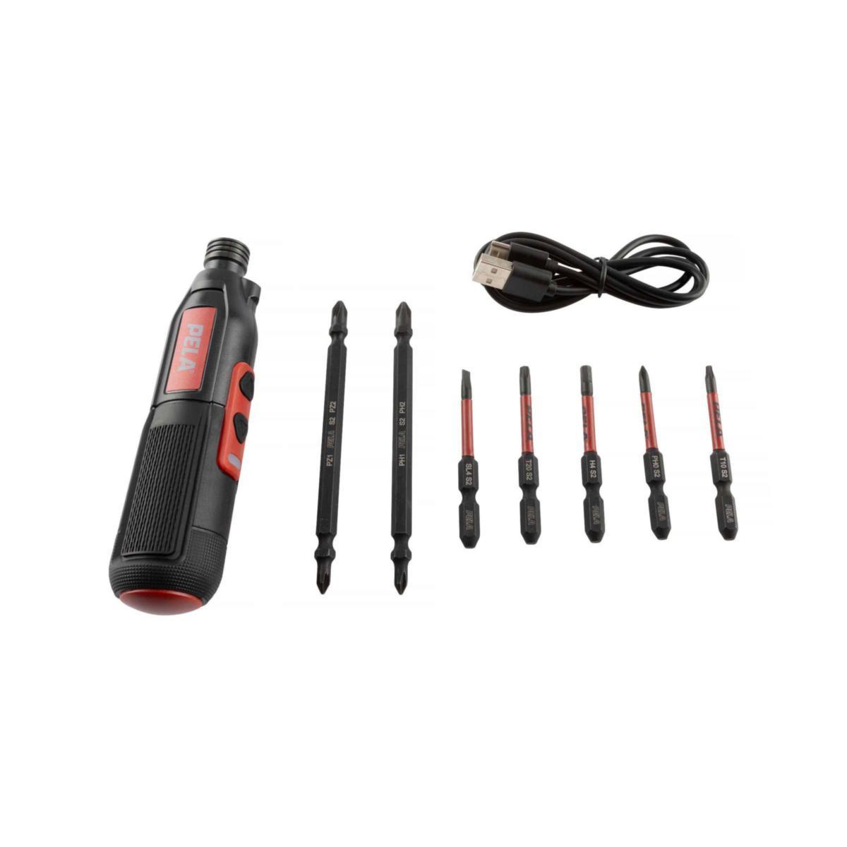 Skruvdragare PELA 3.7 V - ELEKTRISK SKRUVDRAGARE PELA 3,7 V - USB