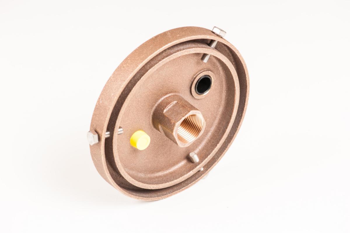 Täckbricka i mässing CW602N-AZH - 25 TÄCKBRICKA 139-168 CW602N FÖR FODERRÖR AZH - MÄSSING