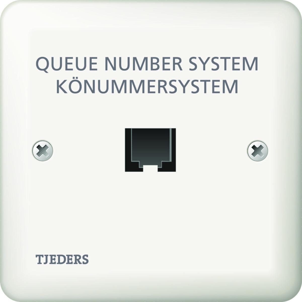 Jackuttag RJ45 Kö/Qeue - JACKUTTAG RJ45 KÖ/QUEUE TEXT KÖ/QUEUE