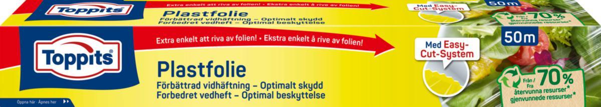 Plastfolie Toppits - PLASTFOLIE TOPPITS MILJÖ PLASTFOLIE 32,5CMX50M